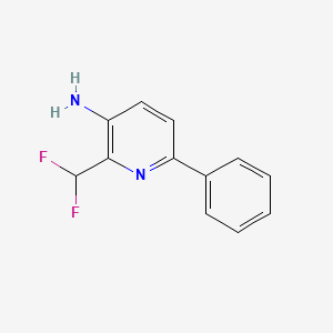 2-(Difluoromethyl)-6-phenylpyridin-3-amine