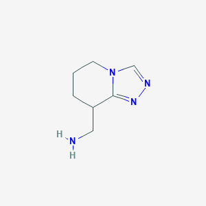 (5,6,7,8-Tetrahydro-[1,2,4]triazolo[4,3-a]pyridin-8-yl)methanamine