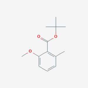 molecular formula C13H18O3 B13007216 tert-Butyl 2-methoxy-6-methylbenzoate 