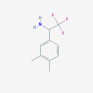 1-(3,4-Dimethyl-phenyl)-2,2,2-trifluoro-ethylamine