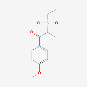 2-(Ethylsulfonyl)-1-(4-methoxyphenyl)propan-1-one