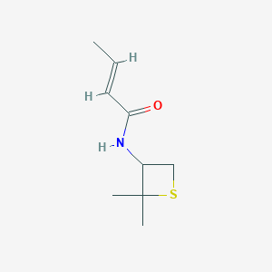 N-(2,2-Dimethylthietan-3-yl)but-2-enamide