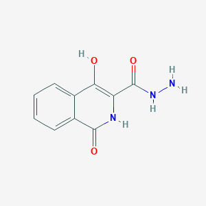 molecular formula C10H9N3O3 B1300736 4-羟基-1-氧代-1,2-二氢异喹啉-3-碳酰肼 CAS No. 104926-86-5