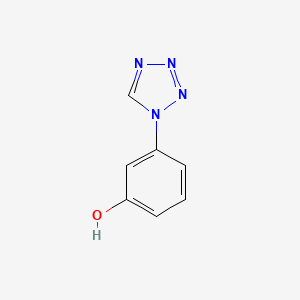 molecular formula C7H6N4O B1300742 3-(1H-tetrazol-1-yl)phenol CAS No. 125620-16-8