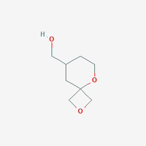 molecular formula C8H14O3 B13007450 (2,5-Dioxaspiro[3.5]nonan-8-yl)methanol 