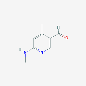 4-Methyl-6-(methylamino)nicotinaldehyde