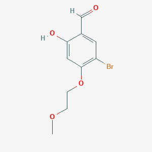 5-Bromo-2-hydroxy-4-(2-methoxyethoxy)benzaldehyde