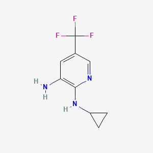 N2-Cyclopropyl-5-(trifluoromethyl)pyridine-2,3-diamine