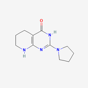 2-(Pyrrolidin-1-yl)-5,6,7,8-tetrahydropyrido[2,3-d]pyrimidin-4(3H)-one