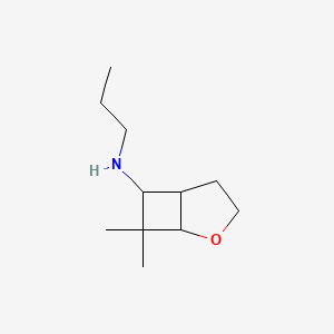 7,7-dimethyl-N-propyl-2-oxabicyclo[3.2.0]heptan-6-amine