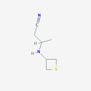 3-(Thietan-3-ylamino)butanenitrile