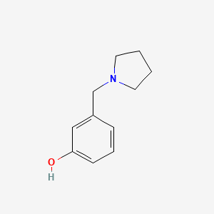 B1300779 3-(Pyrrolidin-1-ylmethyl)phenol CAS No. 69383-70-6