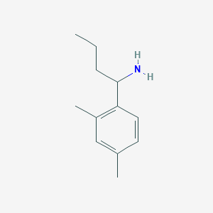 molecular formula C12H19N B13007790 1-(2,4-Dimethylphenyl)butylamine 