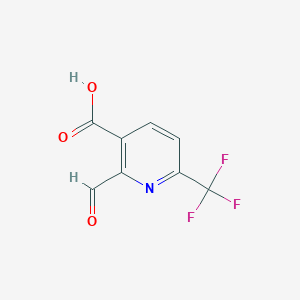 2-Formyl-6-(trifluoromethyl)nicotinic acid