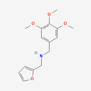 B1300782 Furan-2-ylmethyl-(3,4,5-trimethoxy-benzyl)-amine CAS No. 212392-89-7