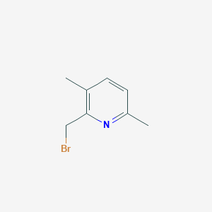 molecular formula C8H10BrN B13007837 2-(Bromomethyl)-3,6-dimethylpyridine 