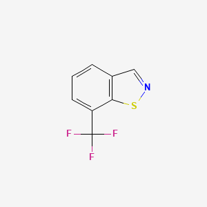 molecular formula C8H4F3NS B13007907 7-(Trifluoromethyl)benzo[d]isothiazole 