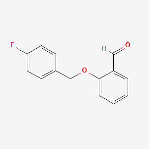 B1300791 2-[(4-Fluorobenzyl)oxy]benzaldehyde CAS No. 98925-99-6