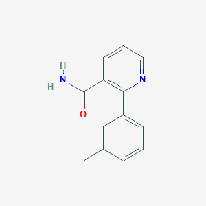 molecular formula C13H12N2O B13007923 2-(m-Tolyl)nicotinamide 