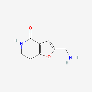 2-(Aminomethyl)-6,7-dihydrofuro[3,2-c]pyridin-4(5H)-one