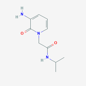 molecular formula C10H15N3O2 B13007942 2-(3-Amino-2-oxopyridin-1(2H)-yl)-N-isopropylacetamide 