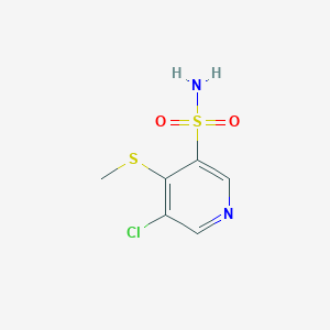 5-Chloro-4-(methylthio)pyridine-3-sulfonamide