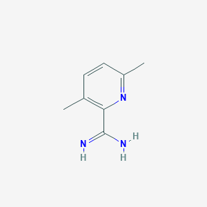 molecular formula C8H11N3 B13007971 3,6-Dimethylpicolinimidamide 