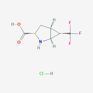 (1S,3S,5S,6S)-6-(trifluoromethyl)-2-azabicyclo[3.1.0]hexane-3-carboxylic acid hydrochloride