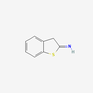 molecular formula C8H7NS B13008024 Benzo[b]thiophen-2(3H)-imine 