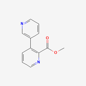 molecular formula C12H10N2O2 B13008034 Methyl [3,3'-bipyridine]-2-carboxylate 