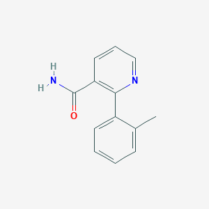 molecular formula C13H12N2O B13008069 2-(o-Tolyl)nicotinamide 