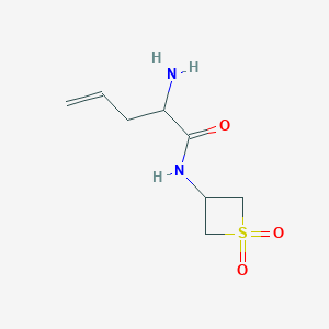 2-Amino-N-(1,1-dioxidothietan-3-yl)pent-4-enamide