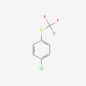 B1300811 4-Chlorophenyl trifluoromethyl sulfide CAS No. 407-16-9
