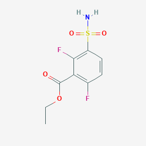 Ethyl 2,6-difluoro-3-sulfamoylbenzoate