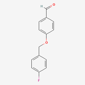 B1300813 4-(4-Fluorobenzyloxy)benzaldehyde CAS No. 56442-17-2