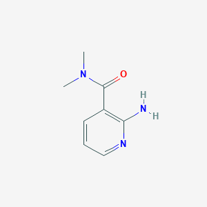 molecular formula C8H11N3O B13008149 2-Amino-N,N-dimethylnicotinamide 