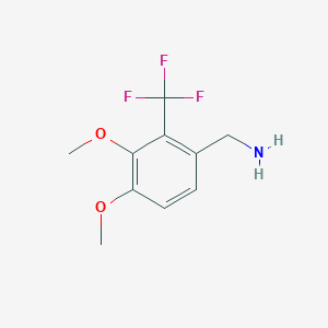 (3,4-Dimethoxy-2-(trifluoromethyl)phenyl)methanamine