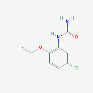 molecular formula C9H11ClN2O2 B13008178 1-(5-Chloro-2-ethoxyphenyl)urea 