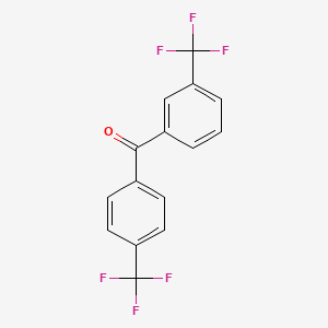 molecular formula C15H8F6O B1300819 3,4'-二(三氟甲基)苯甲酮 CAS No. 21084-22-0