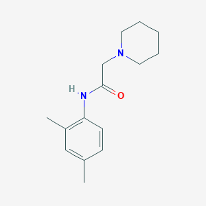 molecular formula C15H22N2O B13008199 N-(2,4-Dimethylphenyl)-2-(piperidin-1-yl)acetamide 