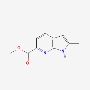 methyl2-methyl-1H-pyrrolo[2,3-b]pyridine-6-carboxylate