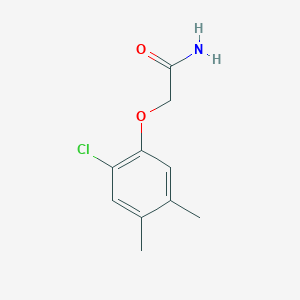 molecular formula C10H12ClNO2 B13008319 2-(2-Chloro-4,5-dimethylphenoxy)acetamide 