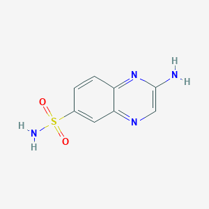 2-Aminoquinoxaline-6-sulfonamide