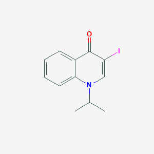 molecular formula C12H12INO B13008358 3-Iodo-1-isopropylquinolin-4(1H)-one 