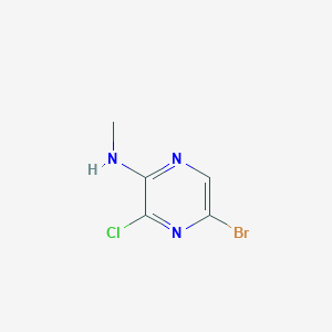 5-Bromo-3-chloro-N-methylpyrazin-2-amine