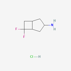 6,6-Difluorobicyclo[3.2.0]heptan-3-amine hydrochloride