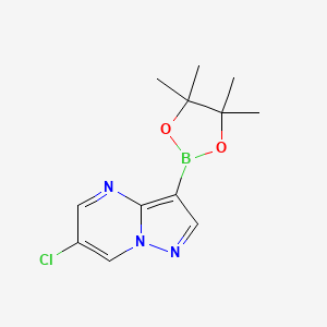 6-Chloro-3-(4,4,5,5-tetramethyl-1,3,2-dioxaborolan-2-yl)pyrazolo[1,5-a]pyrimidine