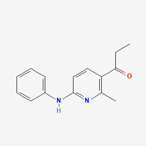 1-(2-Methyl-6-(phenylamino)pyridin-3-yl)propan-1-one