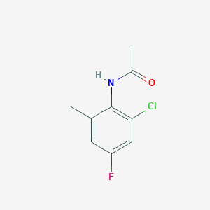 N-(2-Chloro-4-fluoro-6-methylphenyl)acetamide