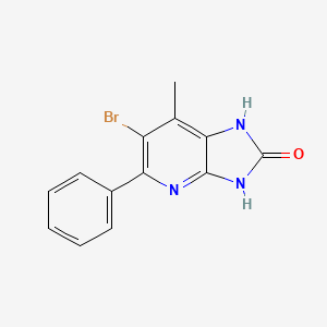 6-Bromo-7-methyl-5-phenyl-3H-imidazo[4,5-b]pyridin-2-ol